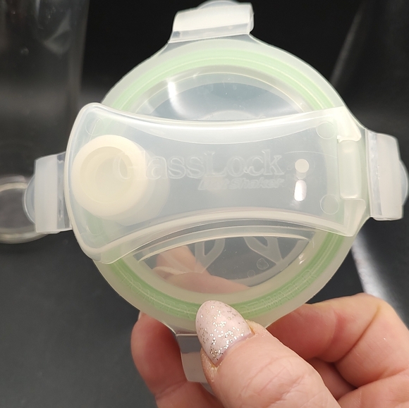 Glasslock Shaker Bottle Glass Mixing Bottle with Lid 450 ml EUC - Picture 9 of 12